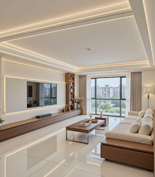 Living room interior in Ayodhya